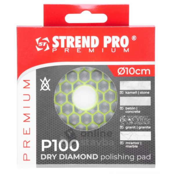 Podložka Strend Pro Premium DP514, 100 mm, P100, diamantová, brúsna, leštiaca