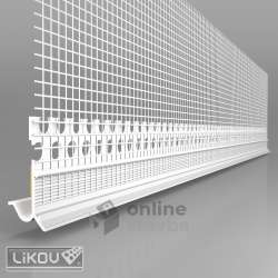 Lišta okapnicová LE-G 2,5m (na soklový profil)