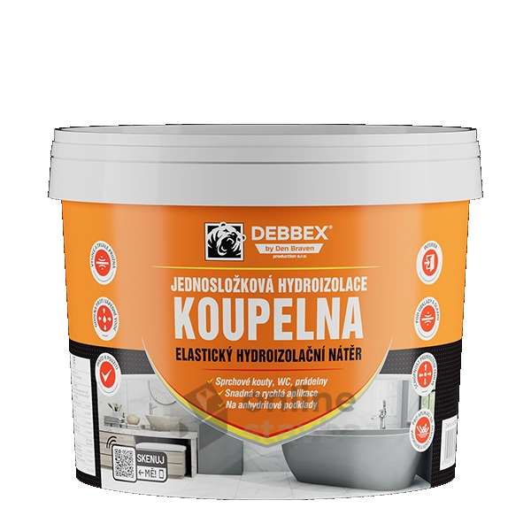 DEN BRAVEN Jednozložková hydroizolácia - KÚPEĽŇA