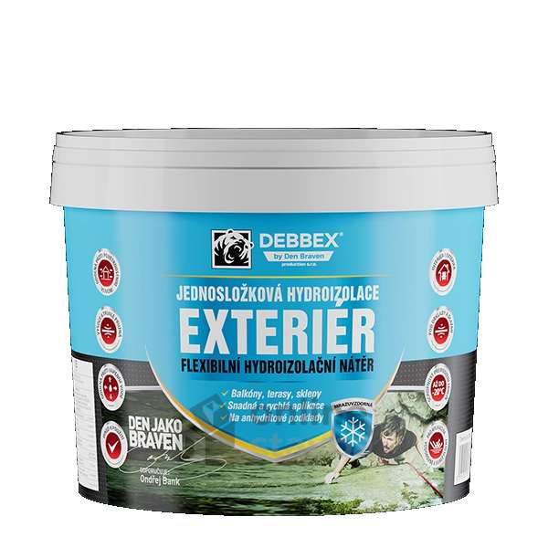 Jednozložková hydroizolácia Den Braven - EXTERIÉR
